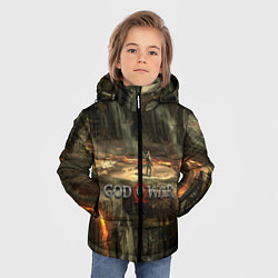 Куртка зимняя для мальчика GOD OF WAR, цвет: 3D-черный — фото 2