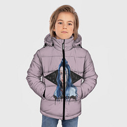 Куртка зимняя для мальчика Billie Pink Art, цвет: 3D-черный — фото 2