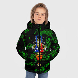 Куртка зимняя для мальчика Химия х Менделеев, цвет: 3D-светло-серый — фото 2