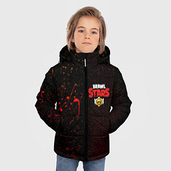 Куртка зимняя для мальчика Brawl Stars, цвет: 3D-черный — фото 2