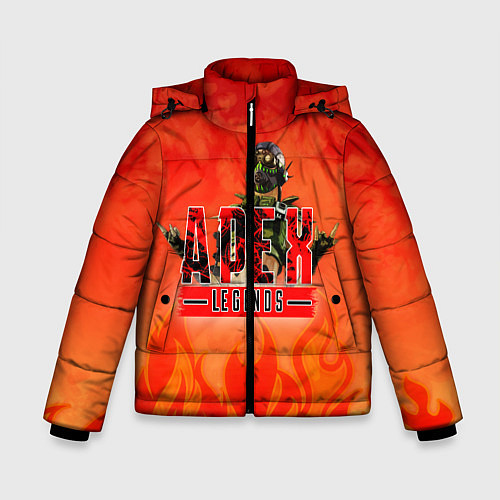 Зимняя куртка для мальчика Apex Legends / 3D-Черный – фото 1