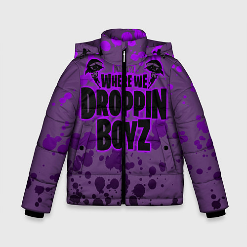 Зимняя куртка для мальчика Droppin Boys / 3D-Черный – фото 1