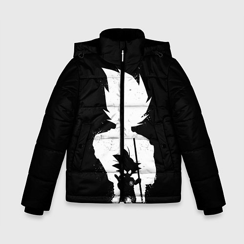 Зимняя куртка для мальчика Mini Dragon Ball / 3D-Черный – фото 1