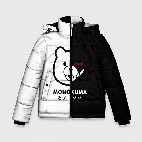 Зимняя куртка для мальчика Monokuma / 3D-Черный – фото 1