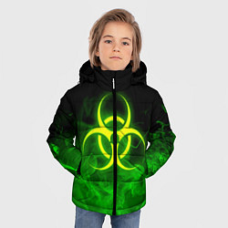Куртка зимняя для мальчика BIOHAZARD, цвет: 3D-красный — фото 2