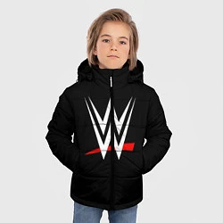 Куртка зимняя для мальчика WWE, цвет: 3D-черный — фото 2