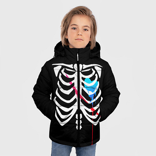 Зимняя куртка для мальчика UNDERTALE / 3D-Светло-серый – фото 3