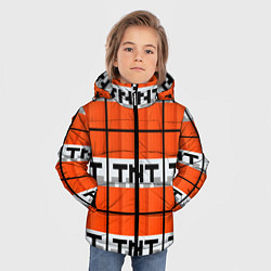 Куртка зимняя для мальчика Minecraft-Динамит, цвет: 3D-красный — фото 2