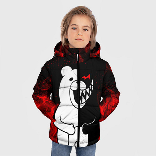 Зимняя куртка для мальчика MONOKUMA / 3D-Красный – фото 3