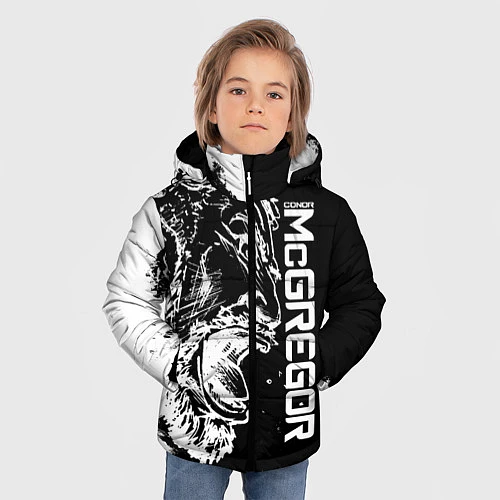 Зимняя куртка для мальчика Конор МакГрегор / 3D-Красный – фото 3