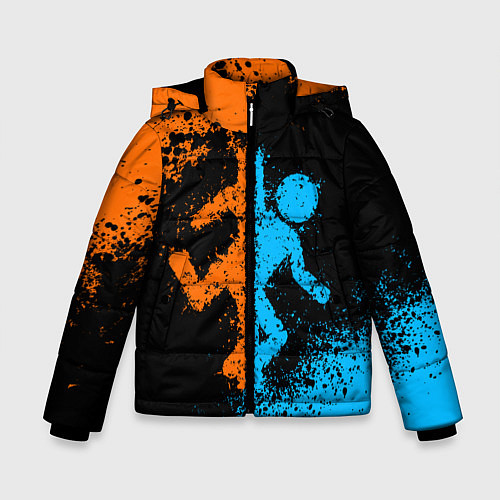Зимняя куртка для мальчика PORTAL / 3D-Черный – фото 1