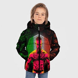 Куртка зимняя для мальчика CONOR McGREGOR, цвет: 3D-черный — фото 2