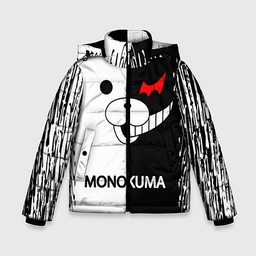 Зимняя куртка для мальчика MONOKUMA / 3D-Черный – фото 1