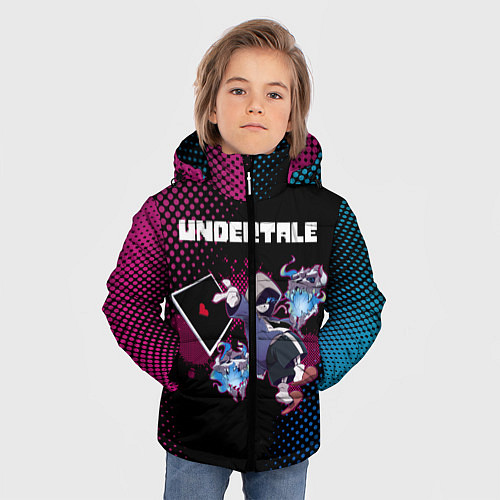 Зимняя куртка для мальчика UNDERTALE / 3D-Красный – фото 3