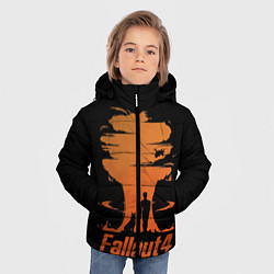 Куртка зимняя для мальчика Fallout 4, цвет: 3D-светло-серый — фото 2