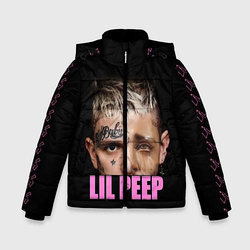 Зимняя куртка для мальчика Lil Peep / 3D-Черный – фото 1