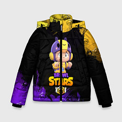 Куртка зимняя для мальчика Бравл Старс Биа, цвет: 3D-черный