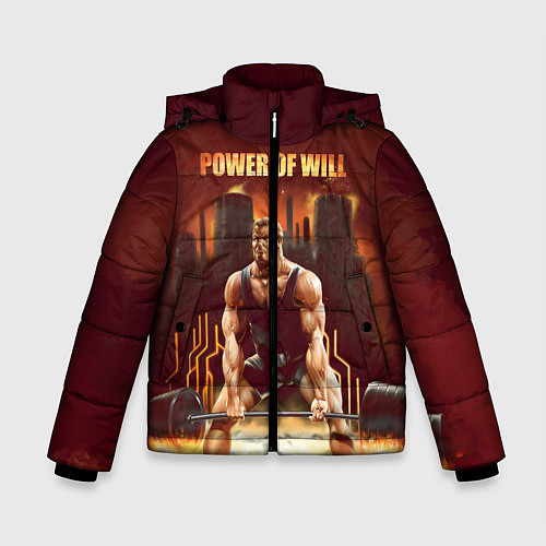 Зимняя куртка для мальчика Power of will / 3D-Черный – фото 1