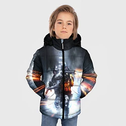 Куртка зимняя для мальчика Battlefield, цвет: 3D-светло-серый — фото 2
