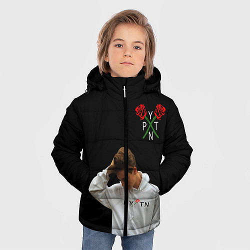 Зимняя куртка для мальчика ТИКТОКЕР - PAYTON MOORMEIE / 3D-Светло-серый – фото 3