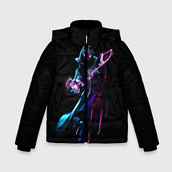 Куртка зимняя для мальчика Fortnite Спина, цвет: 3D-черный