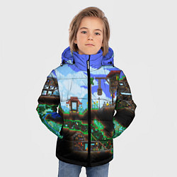 Куртка зимняя для мальчика TERRARIA EXCLUSIVE, цвет: 3D-светло-серый — фото 2