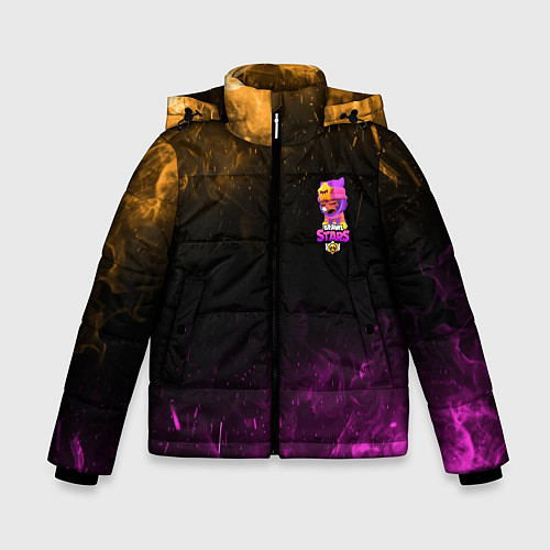 Зимняя куртка для мальчика Brawl Stars Sandy / 3D-Черный – фото 1