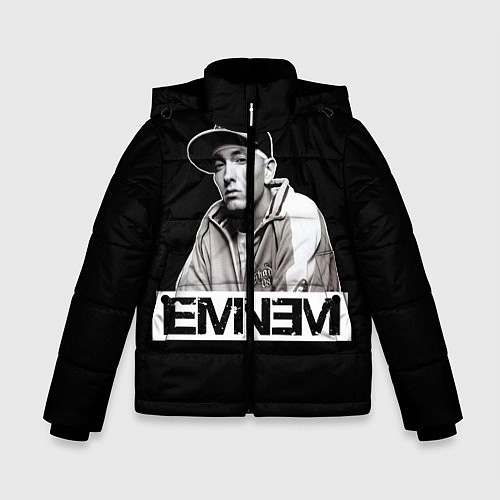 Зимняя куртка для мальчика Eminem / 3D-Черный – фото 1