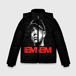 Куртка зимняя для мальчика Eminem, цвет: 3D-черный