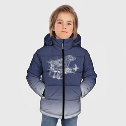 Куртка зимняя для мальчика Биплан, цвет: 3D-красный — фото 2