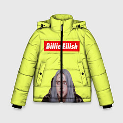 Куртка зимняя для мальчика BILLIE EILISH, цвет: 3D-черный