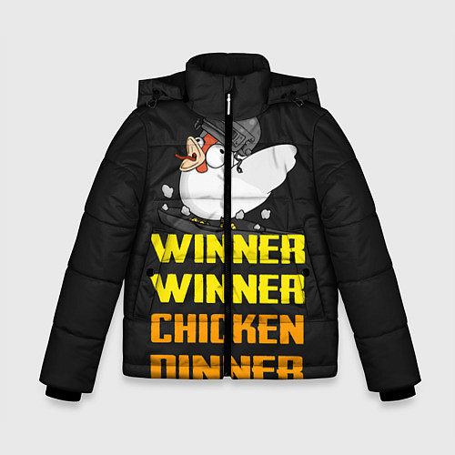 Зимняя куртка для мальчика Winner Chicken Dinner / 3D-Черный – фото 1