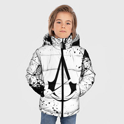 Куртка зимняя для мальчика ASSASSINS CREED, цвет: 3D-черный — фото 2