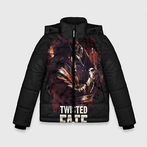 Зимняя куртка для мальчика Twisted Fate / 3D-Черный – фото 1