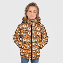 Куртка зимняя для мальчика Попки Корги, цвет: 3D-светло-серый — фото 2