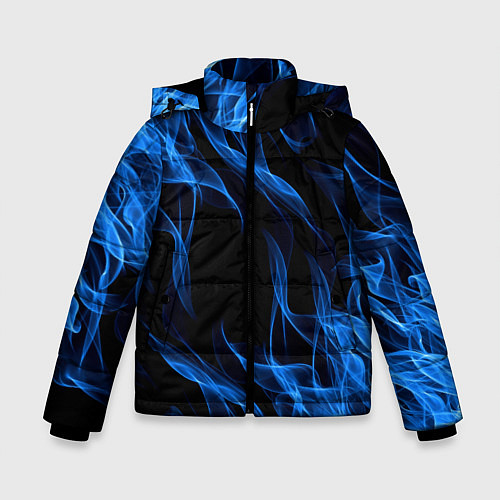 Зимняя куртка для мальчика BLUE FIRE FLAME / 3D-Черный – фото 1