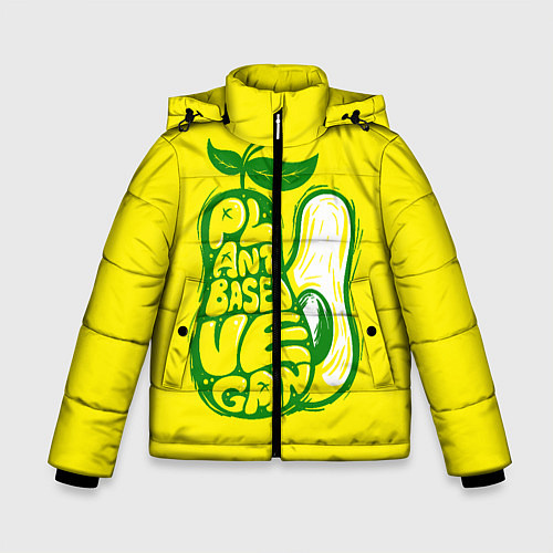Зимняя куртка для мальчика Веган Авокадо / 3D-Черный – фото 1