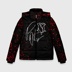 Куртка зимняя для мальчика Payton Moormeier: Black Style, цвет: 3D-красный