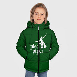 Куртка зимняя для мальчика Пегий дудочник, цвет: 3D-черный — фото 2
