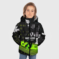 Куртка зимняя для мальчика WATCH DOGS:LEGION, цвет: 3D-черный — фото 2