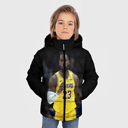 Куртка зимняя для мальчика Леброн Джеймс, цвет: 3D-черный — фото 2