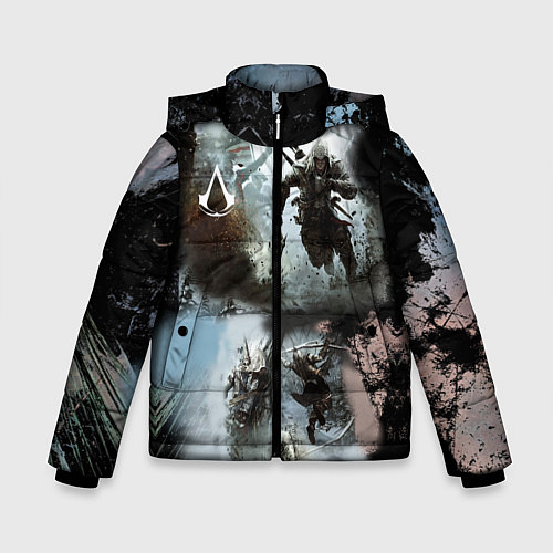 Зимняя куртка для мальчика Assassin??s Creed / 3D-Черный – фото 1