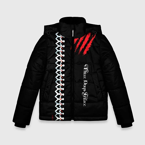 Зимняя куртка для мальчика Three Days Grace / 3D-Черный – фото 1
