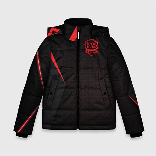 Зимняя куртка для мальчика League of Legends / 3D-Черный – фото 1