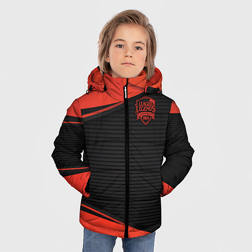 Зимняя куртка для мальчика League of Legends / 3D-Красный – фото 3