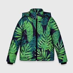 Куртка зимняя для мальчика Тропики, цвет: 3D-светло-серый