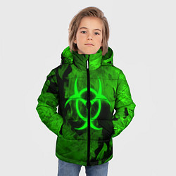 Куртка зимняя для мальчика BIOHAZARD, цвет: 3D-черный — фото 2
