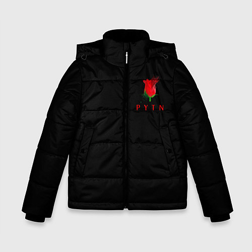 Зимняя куртка для мальчика Тиктокер - Payton Moormeie / 3D-Черный – фото 1