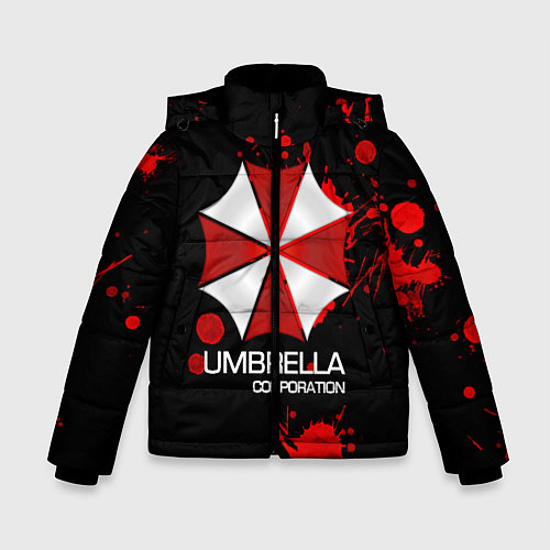 Зимняя куртка для мальчика UMBRELLA CORP / 3D-Черный – фото 1