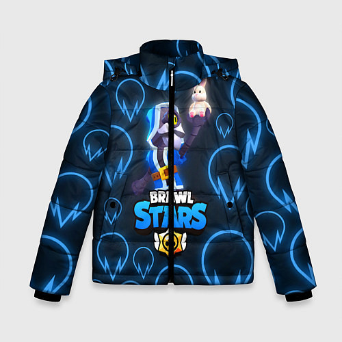 Зимняя куртка для мальчика Brawl Stars Wizard Barley / 3D-Черный – фото 1